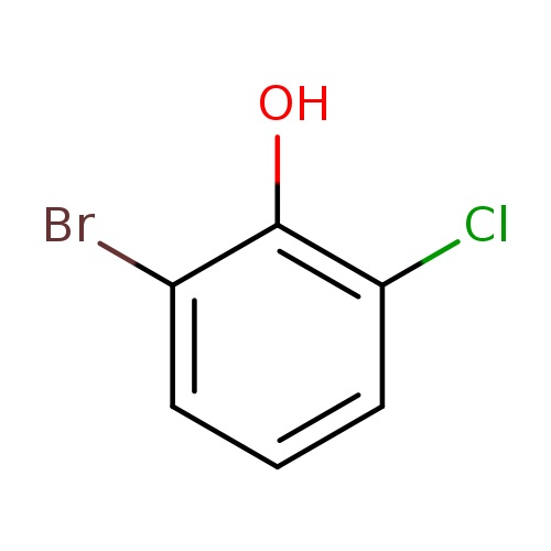 Oc1c(Cl)cccc1Br