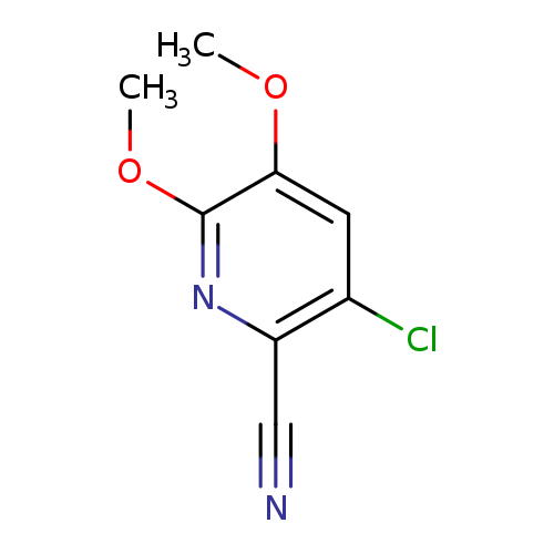 COc1nc(C#N)c(cc1OC)Cl