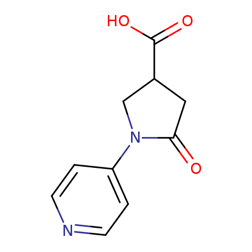 OC(=O)C1CN(C(=O)C1)c1ccncc1