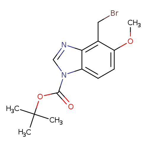 BrCc1c(OC)ccc2c1ncn2C(=O)OC(C)(C)C