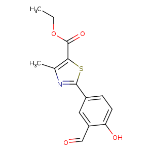 CCOC(=O)c1sc(nc1C)c1ccc(c(c1)C=O)O