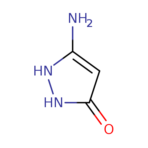 Nc1[nH][nH]c(=O)c1