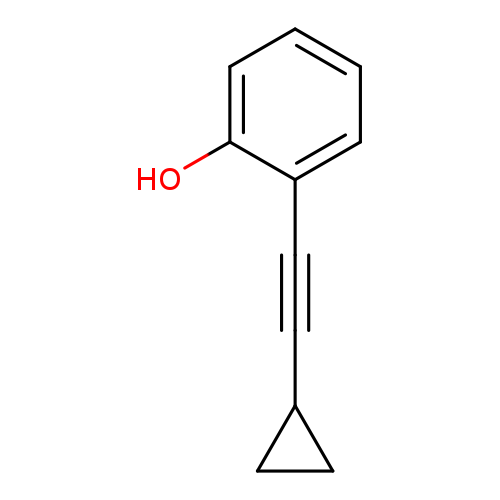 Oc1ccccc1C#CC1CC1