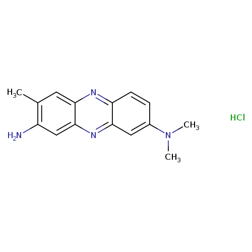 CN(c1ccc2c(c1)nc1c(n2)cc(c(c1)N)C)C.Cl