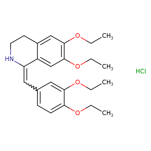 CCOc1cc(ccc1OCC)C=C1NCCc2c1cc(OCC)c(c2)OCC.Cl