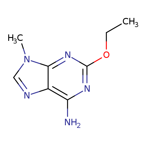 CCOc1nc(N)c2c(n1)n(C)cn2