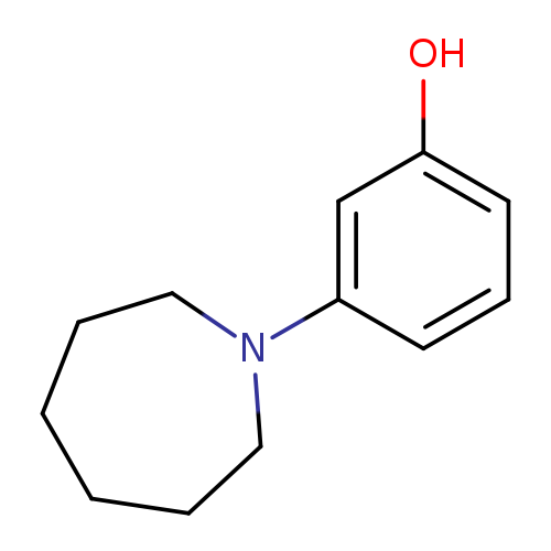 Oc1cccc(c1)N1CCCCCC1