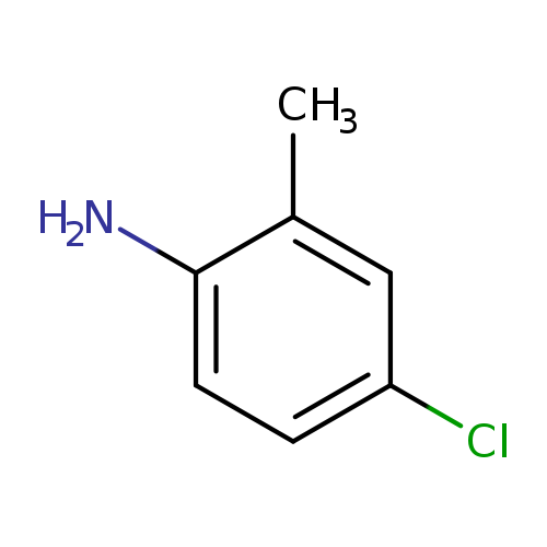 Clc1ccc(c(c1)C)N