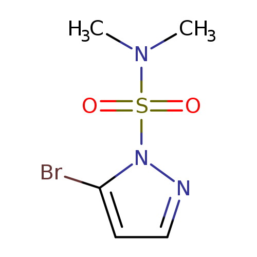 Brc1ccnn1S(=O)(=O)N(C)C