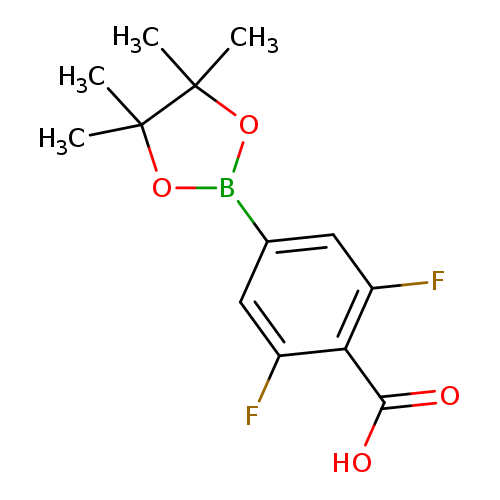 OC(=O)c1c(F)cc(cc1F)B1OC(C(O1)(C)C)(C)C