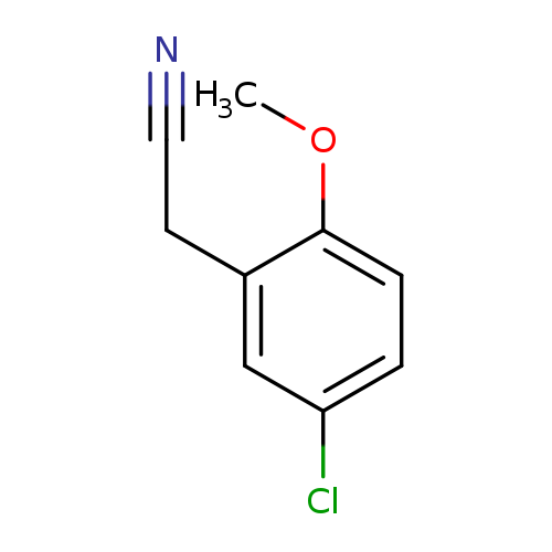 COc1ccc(cc1CC#N)Cl