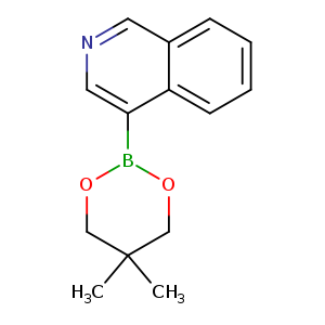 CC1(C)COB(OC1)c1cncc2c1cccc2