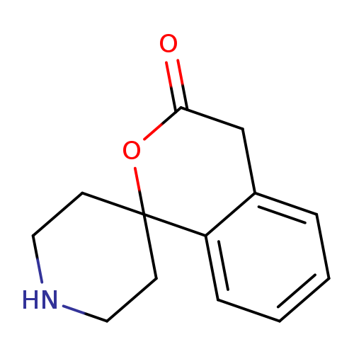 O=C1Cc2ccccc2C2(O1)CCNCC2