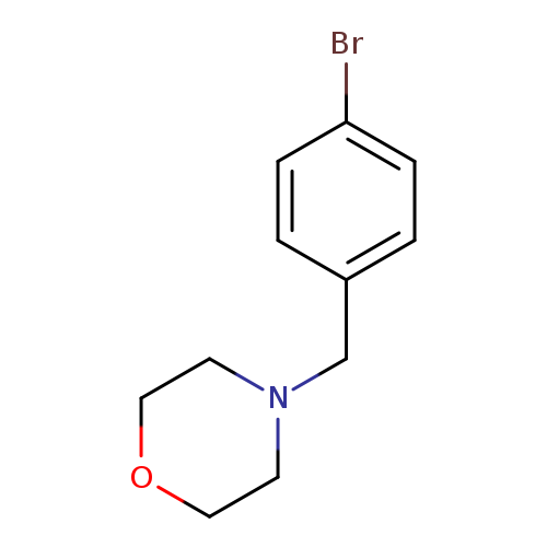 Brc1ccc(cc1)CN1CCOCC1