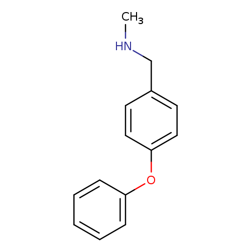 CNCc1ccc(cc1)Oc1ccccc1