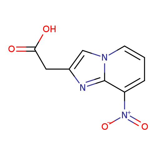 OC(=O)Cc1cn2c(n1)c(ccc2)[N+](=O)[O-]