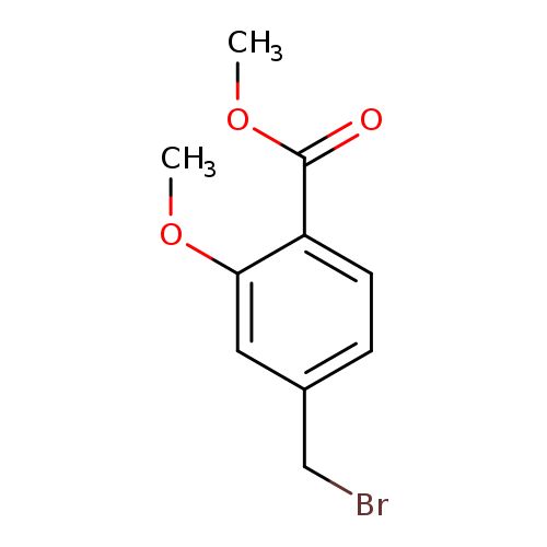 COC(=O)c1ccc(cc1OC)CBr