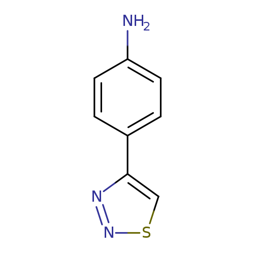 Nc1ccc(cc1)c1nnsc1