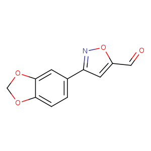O=Cc1onc(c1)c1ccc2c(c1)OCO2