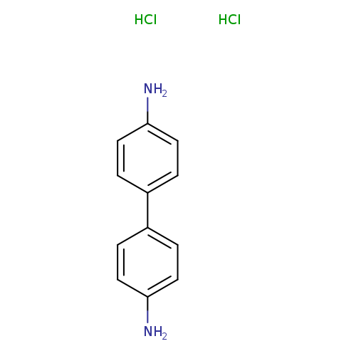 Nc1ccc(cc1)c1ccc(cc1)N.Cl.Cl