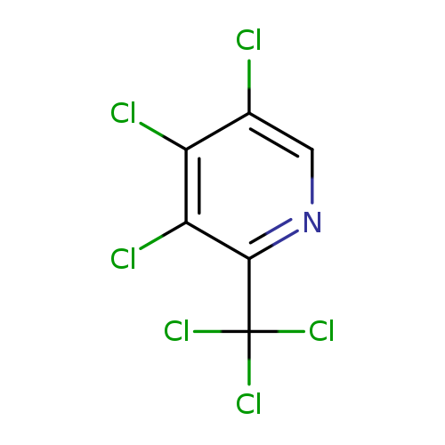 Clc1cnc(c(c1Cl)Cl)C(Cl)(Cl)Cl