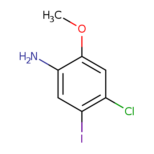 COc1cc(Cl)c(cc1N)I