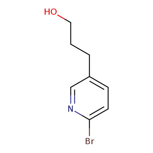 OCCCc1ccc(nc1)Br