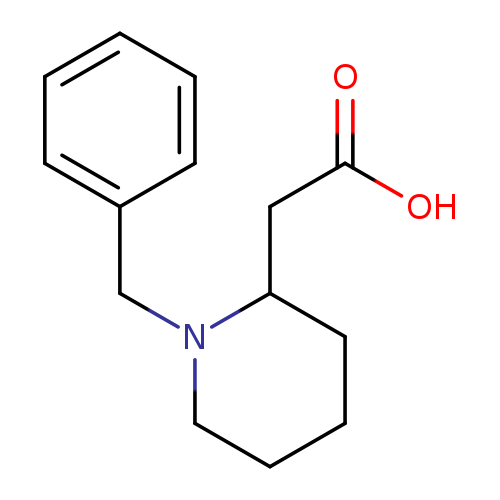 OC(=O)CC1CCCCN1Cc1ccccc1
