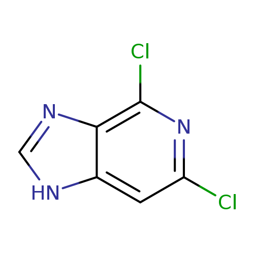 Clc1nc(Cl)cc2c1nc[nH]2