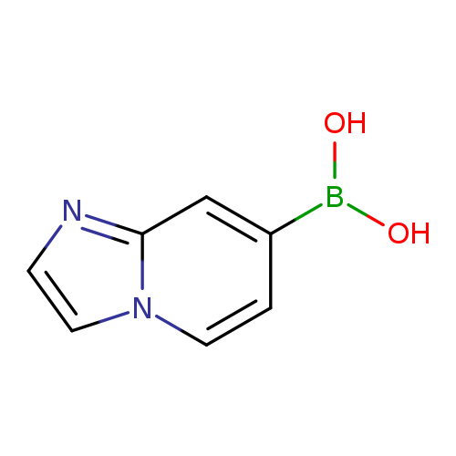 OB(c1ccn2c(c1)ncc2)O