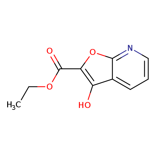 CCOC(=O)c1oc2c(c1O)cccn2
