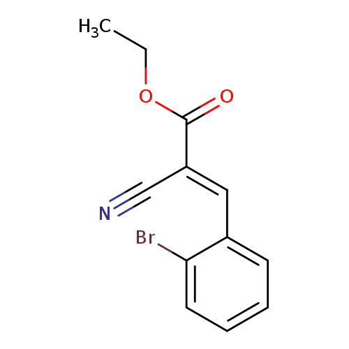 CCOC(=O)/C(=C/c1ccccc1Br)/C#N