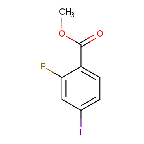 COC(=O)c1ccc(cc1F)I