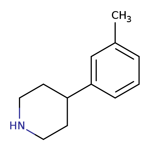 Cc1cccc(c1)C1CCNCC1