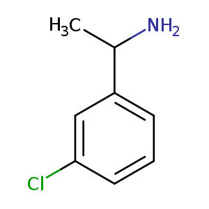 Clc1cccc(c1)C(N)C