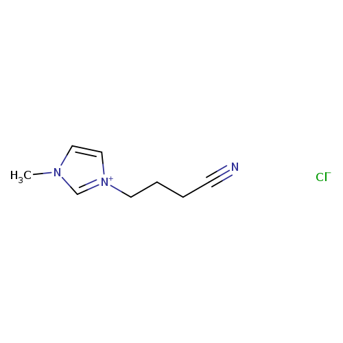 N#CCCC[n+]1ccn(c1)C.[Cl-]