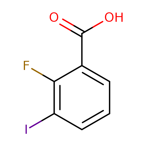 OC(=O)c1cccc(c1F)I