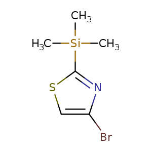 Brc1csc(n1)[Si](C)(C)C