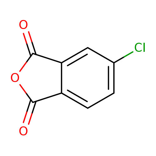 Clc1ccc2c(c1)C(=O)OC2=O