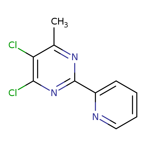 Cc1nc(nc(c1Cl)Cl)c1ccccn1