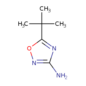 CC(c1onc(n1)N)(C)C