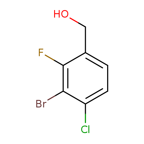 OCc1ccc(c(c1F)Br)Cl