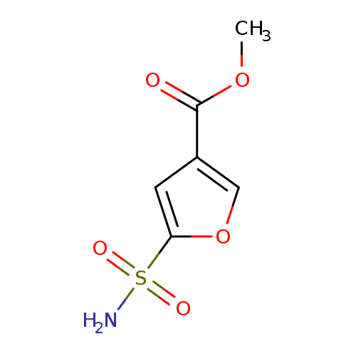 COC(=O)c1coc(c1)S(=O)(=O)N