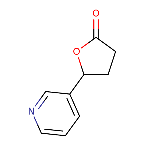 O=C1CCC(O1)c1cccnc1