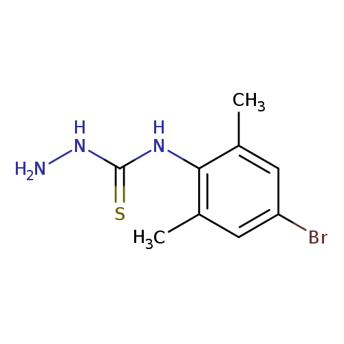 NNC(=S)Nc1c(C)cc(cc1C)Br