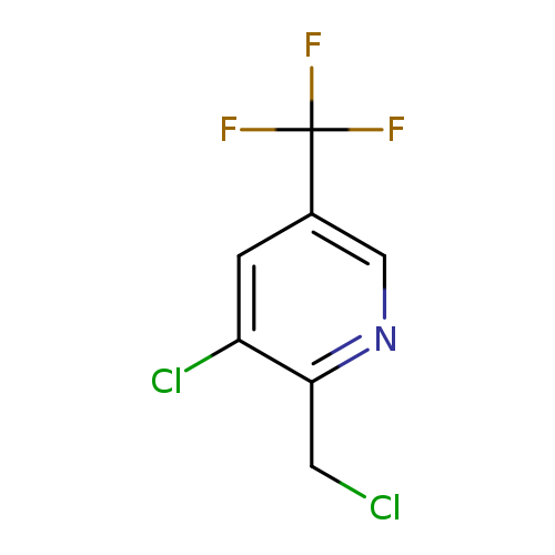 ClCc1ncc(cc1Cl)C(F)(F)F