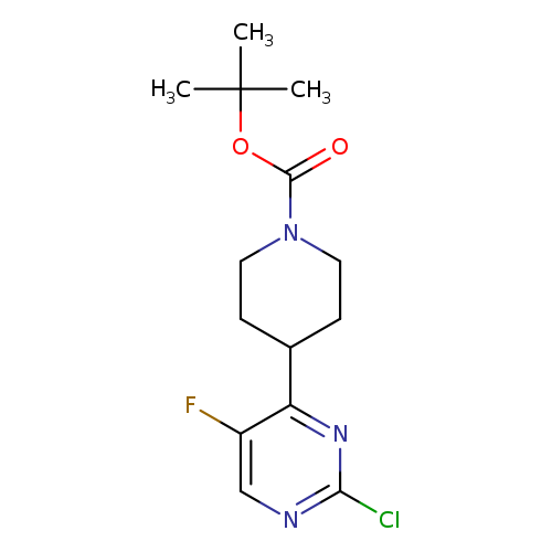 O=C(N1CCC(CC1)c1nc(Cl)ncc1F)OC(C)(C)C