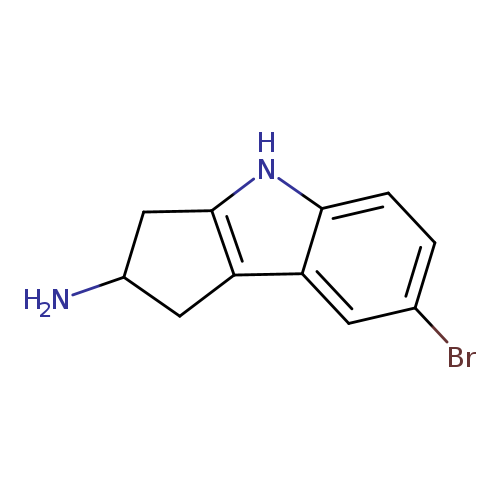 NC1Cc2c(C1)[nH]c1c2cc(Br)cc1