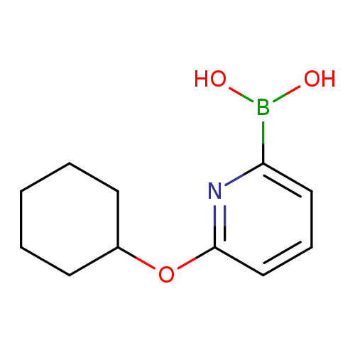 OB(c1cccc(n1)OC1CCCCC1)O