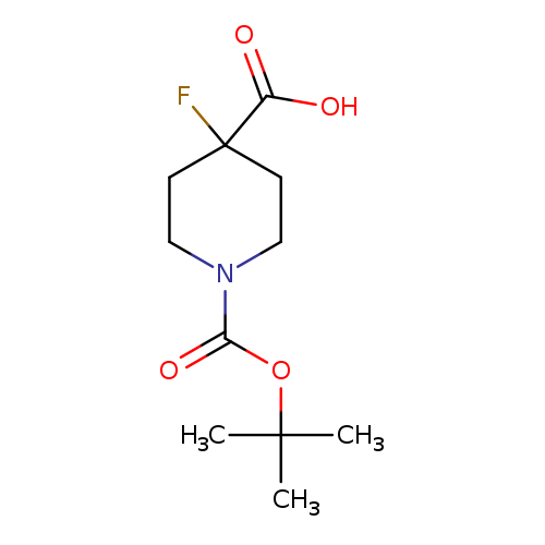 O=C(N1CCC(CC1)(F)C(=O)O)OC(C)(C)C